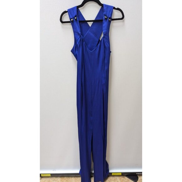 BB Collections Dark Blue Formal Jumpsuit - Picture 1 of 2